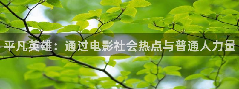 隔壁的女孩西瓜影院：平凡英雄：通过电影社会热点与普通人力量